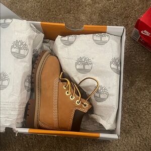 Timberland Kids Brown Lace-Up Boots